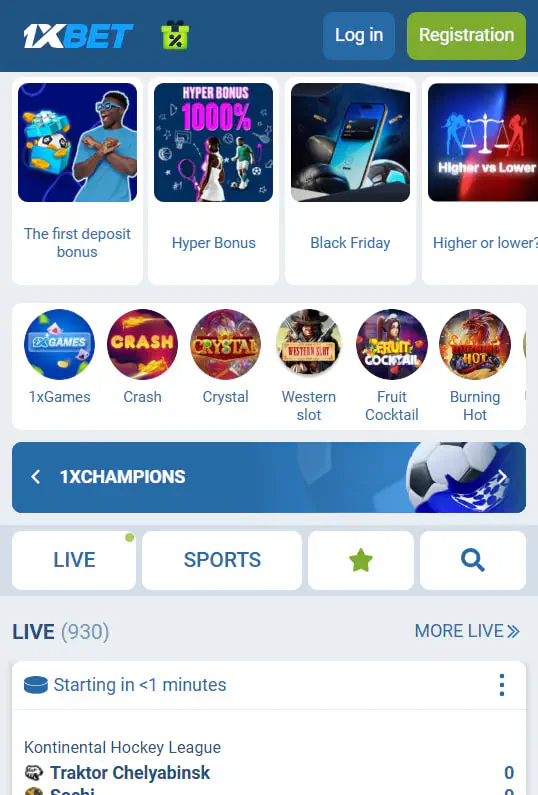 1xBet Official Site