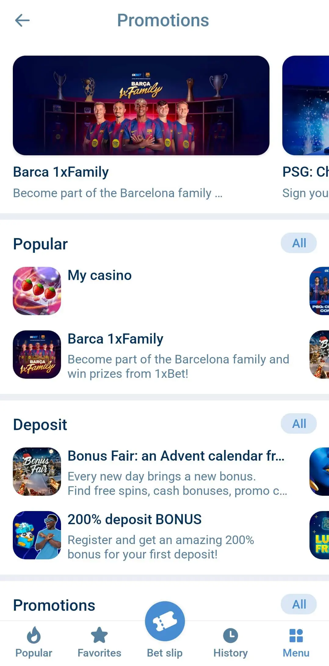1xbet App Promotions