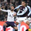 Des soucis pour Amorim. Bruno Fernandes quitte le terrain sur blessure lors du match contre Aston Villa