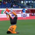 AFCON 2025: Patson Daka Escapes Serious Injury After Landing on His Neck During Dramatic Goal Celebration Against Mali