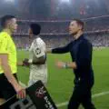 Another clash between Simeone and Vinicius. Simeone mocks the Brazilian