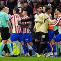 Les nerfs à vif ! Une bagarre éclate en fin de match entre l’Atlético et Barcelone, conclue par une pluie de cartons
