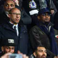 Samuel Eto'o reacts to the honour bestowed upon him by PSG at the Parc des Princes
