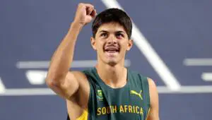 Historic run for the South African! Franco Le Roux breaks 25-year-old African record!
