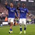 Iliman Ndiaye and Idrissa Gana Gueye’s legendary celebration during the Everton v Chelsea Premier League match