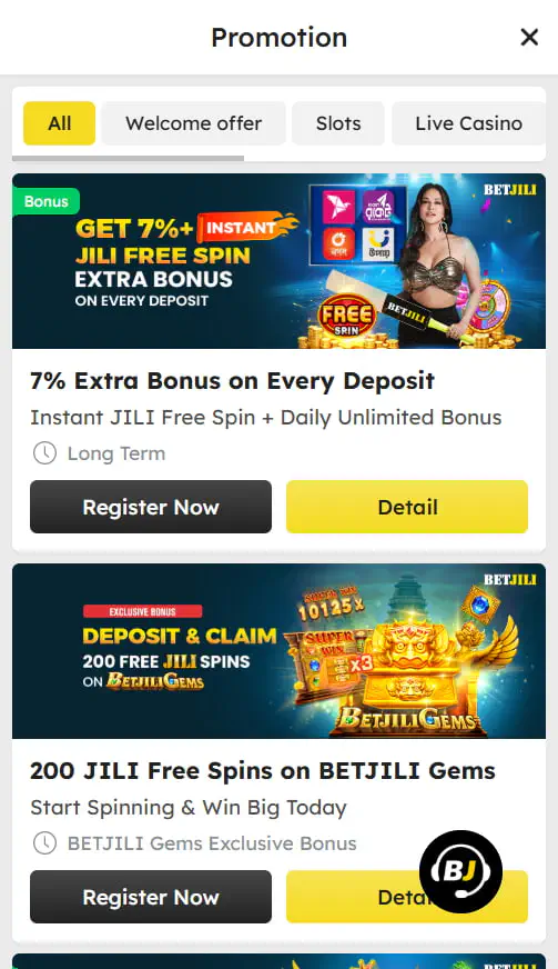 Betjili Promotions