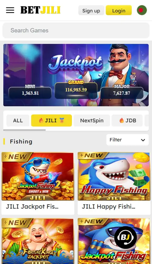 BetJili Fishing Games