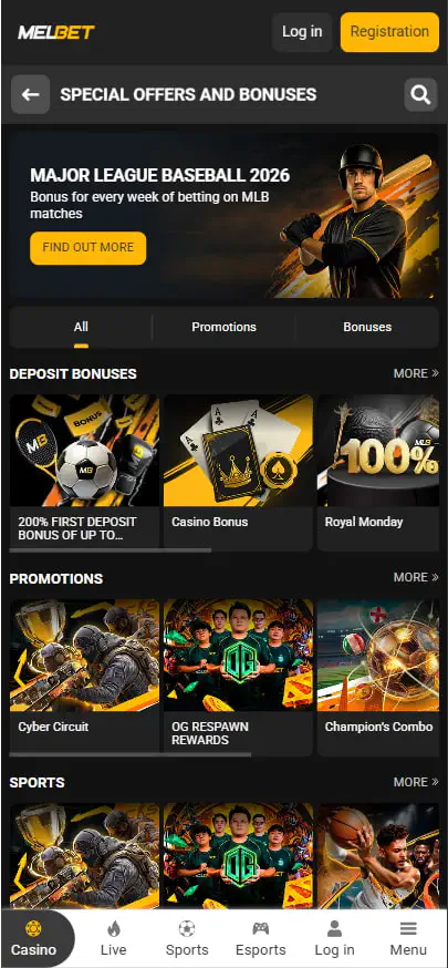 Melbet Casino Popular Promotions