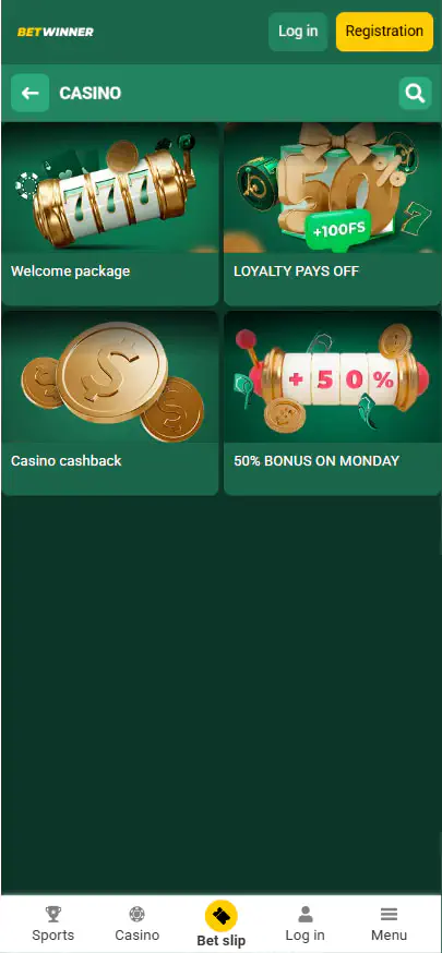 Betwinner Casino Promotions