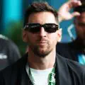 Paddock star. Messi makes a spectacular entrance at the Miami Grand Prix