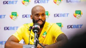 Ouzerou Abdoulaye motivates his players ahead of the clash against Ivory Coast