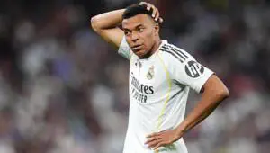 Kylian Mbappé scores again for Real and etches his name in French football history