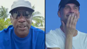 Suddenly! Michael Jordan addresses Pep Guardiola live on air