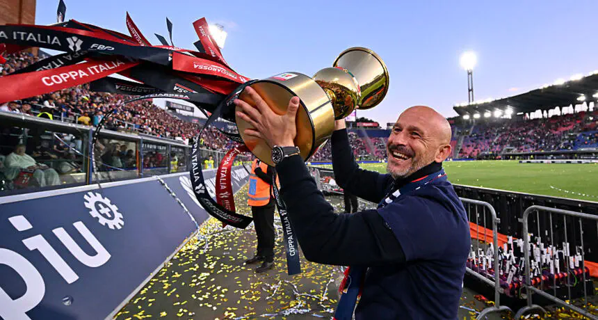 Won the Coppa Italia. Italian club part ways with their head coach