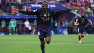 Following in the footsteps of Messi and Ronaldo. Ousmane Dembélé sets an eternal record in the final against Arsenal