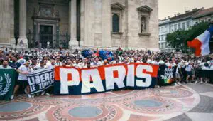 Riots erupt ahead of Champions League final as PSG and Arsenal fans clash in Budapest