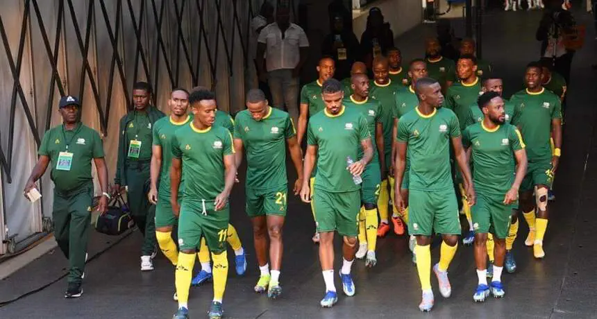 Safa confirms Bafana Bafana will leave today for the World Cup after the visa bundle which grounded their flight yesterday