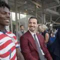 Madness in the VIP box! IShowSpeed celebrated the USA goal so wildly he nearly fell out the window