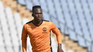 Bafana Bafana's Polokwane City defender Thabang Matuludi on his way to Orlando Pirates 