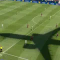Mysterious shadow. It has been revealed what cast a giant shadow on the pitch during the Qatar vs Switzerland match