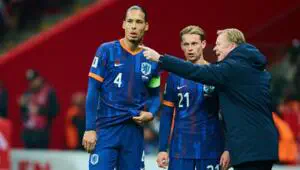 It has been revealed whether the Netherlands star will start in the World Cup match after a collision with a teammate