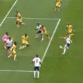 How? Harry Kane misses from point-blank range against Ghana
