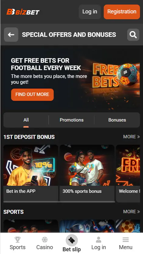 Rewards and Bonuses at Bizbet App