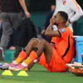 A goal through tears. Dutch national team leader dedicates his strike to unborn child