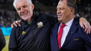 Danny Jordaan confirms Safa will have a conversation with Hugo Broos concerning  his future 
