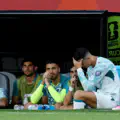 Raw emotions. Cristiano Ronaldo reacts in shock to his substitution