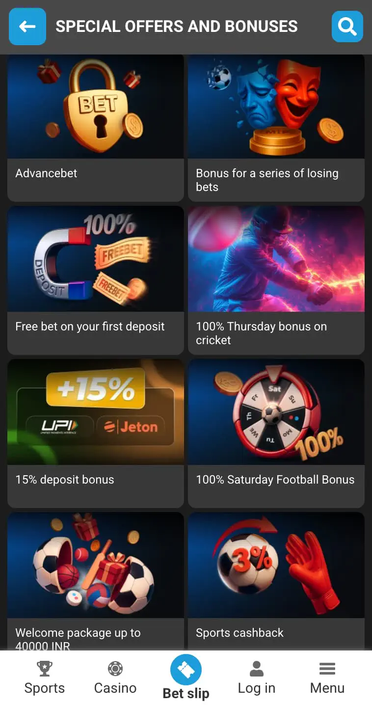 Megapari Popular Promotions