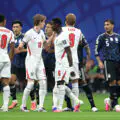 Only three minutes played. Tempers flare early in Argentina vs England clash