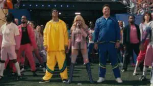 Des légendes réunies dans un même cabriolet. Ronaldo, Ronaldinho et Madonna stars du show lors de la finale de la Coupe du monde