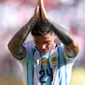 Enzo Fernández addresses fans after Argentina's World Cup final defeat