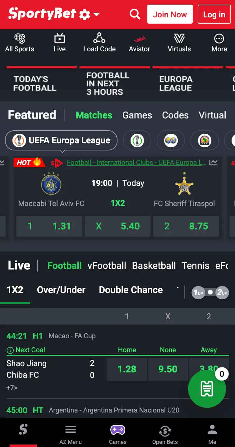 SportyBet sportbook