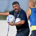 Gattuso erupts at first training session! Lazio boss kicks player off the pitch after heated clash
