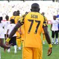 Kaizer Chiefs' Flavio Da Silva scores his first goal of the season against Kruger United 