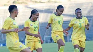 Banyana Banyan go through their final touches at training ahead of the all-important Burkina Faso showdown