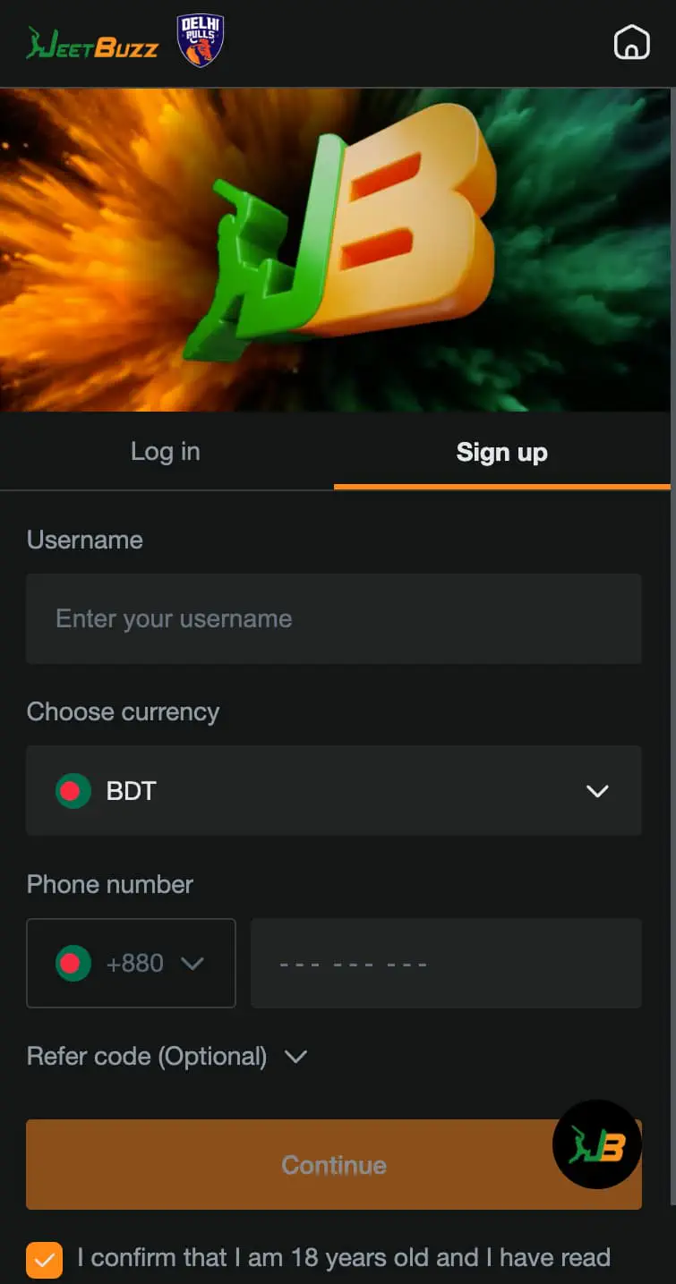Jeetbuzz registration