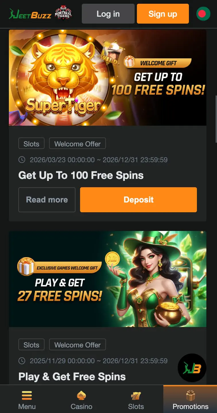 Jeetbuzz free bonuses