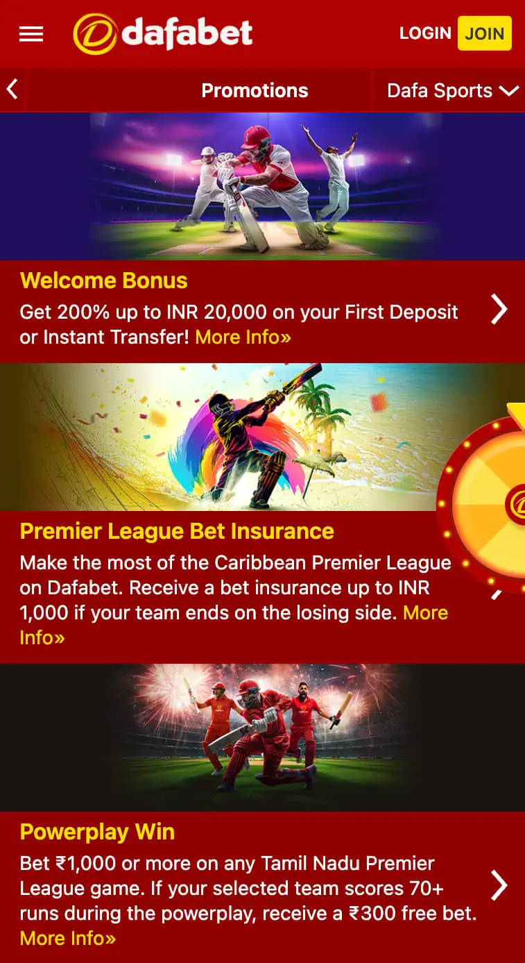 Dafabet welcome bonus