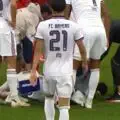 Terrifying scenes again! Musiala collapses on the pitch for the second time in three days
