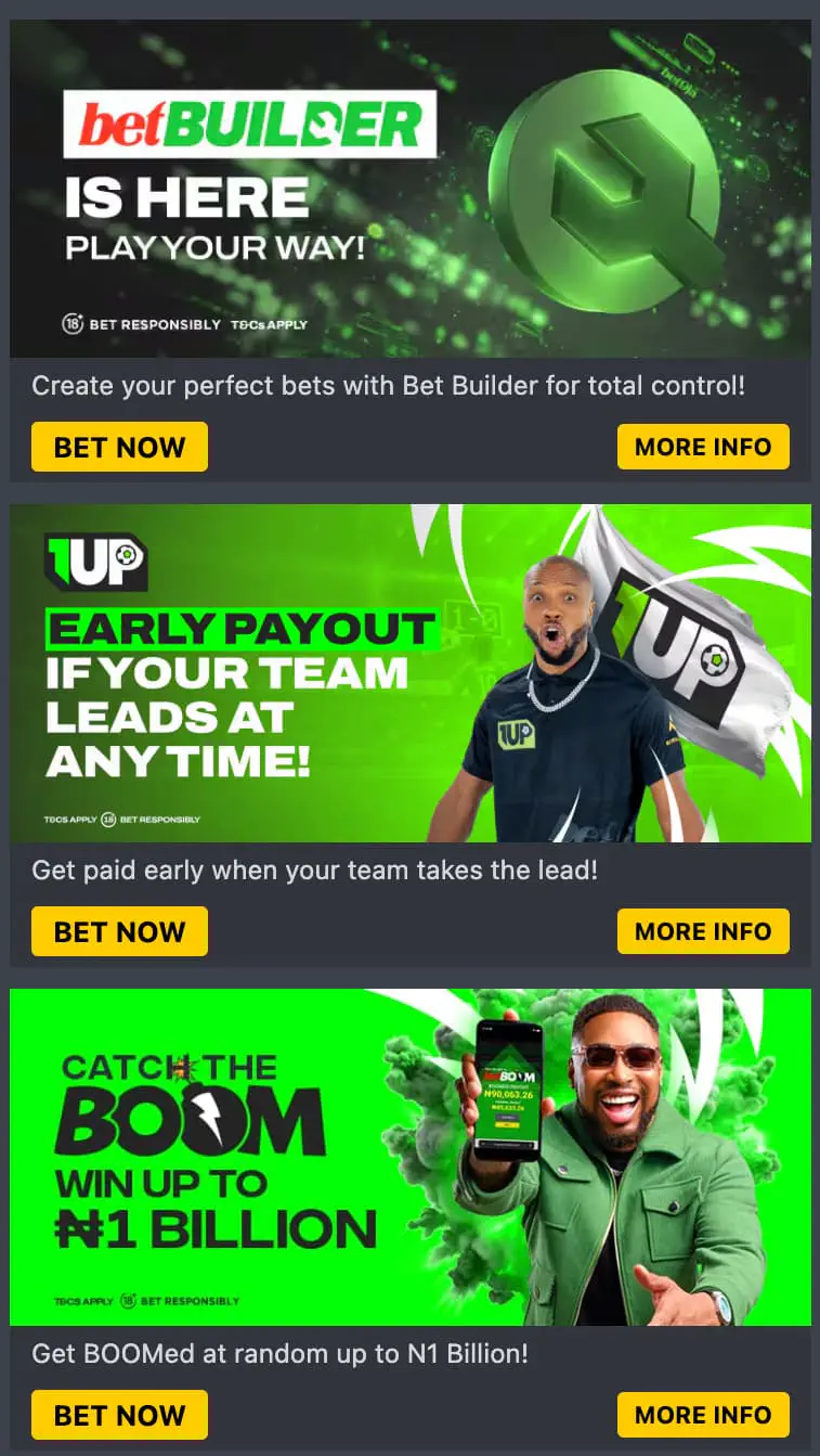 Bet9ja promotion