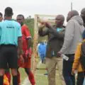 Referee flees for safety as Nedbank Cup match in South Africa descends into chaos after controversial penalty