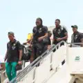 The Indomitable Lions arrive in Garoua ahead of their clash with the Comoros