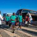 The Ivory Coast Elephants have returned to Abidjan following their victory over Ghana in Bouaké