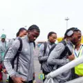 The Leopards have arrived in Zimbabwe ahead of their match against the Warriors
