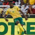 Teboho Mokoena sits out Bafana Bafana training while the team trains