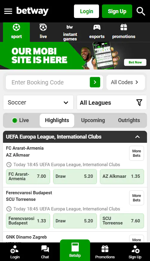Betway MZ App for Android
