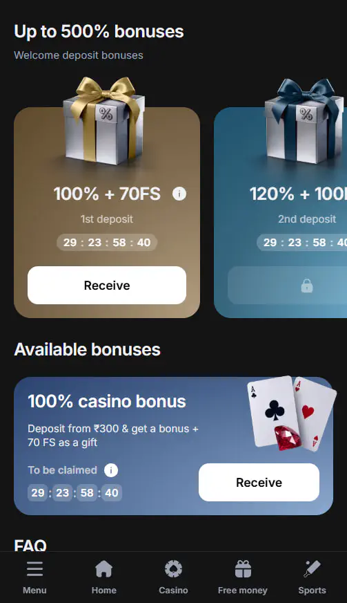 1win Welcome Bonus